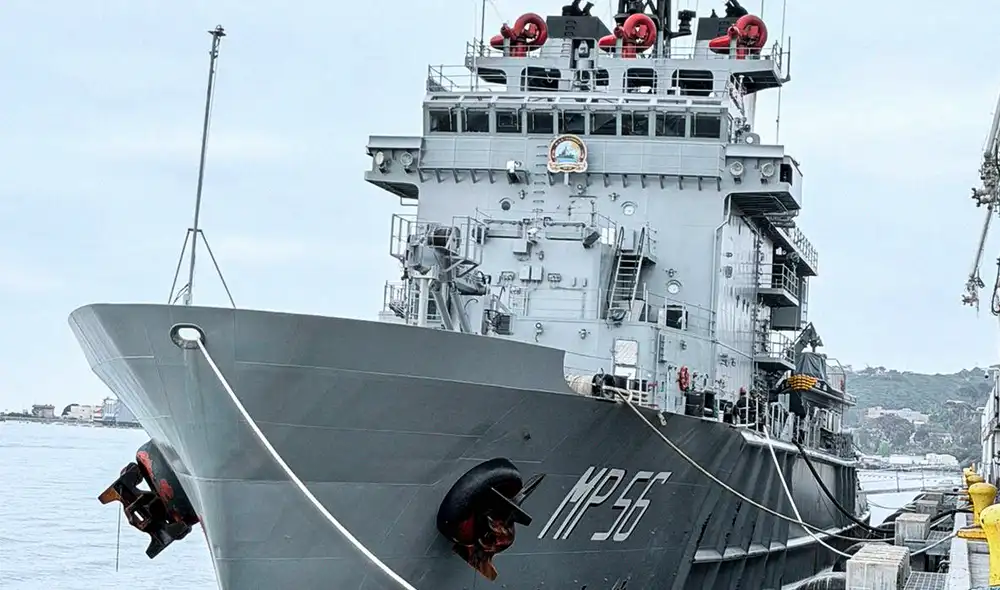 La nave se encuentra de regreso hacia la nación andina proveniente de Corea del Sur. Foto: Ministerio de Defensa de Ecuador. La nave se encuentra de regreso hacia la nación andina proveniente de Corea del Sur. Foto: Ministerio de Defensa de Ecuador.