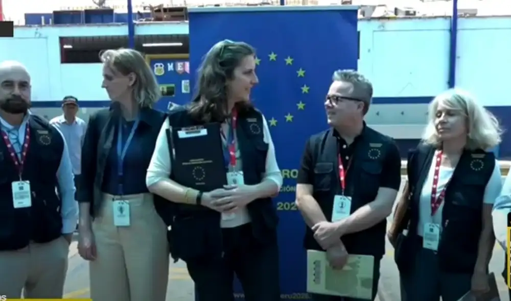 Así lo informó la integrante de a Misión de Observadores de la UE en Perú. Foto: Captura