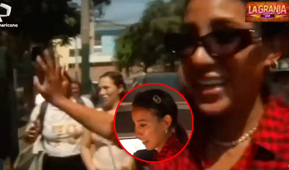 Samahara Lobatón vivió incómodo momento tras cumplir con su votación en las Elecciones Generales 2026. Foto: Composición LR/Captura/YouTube