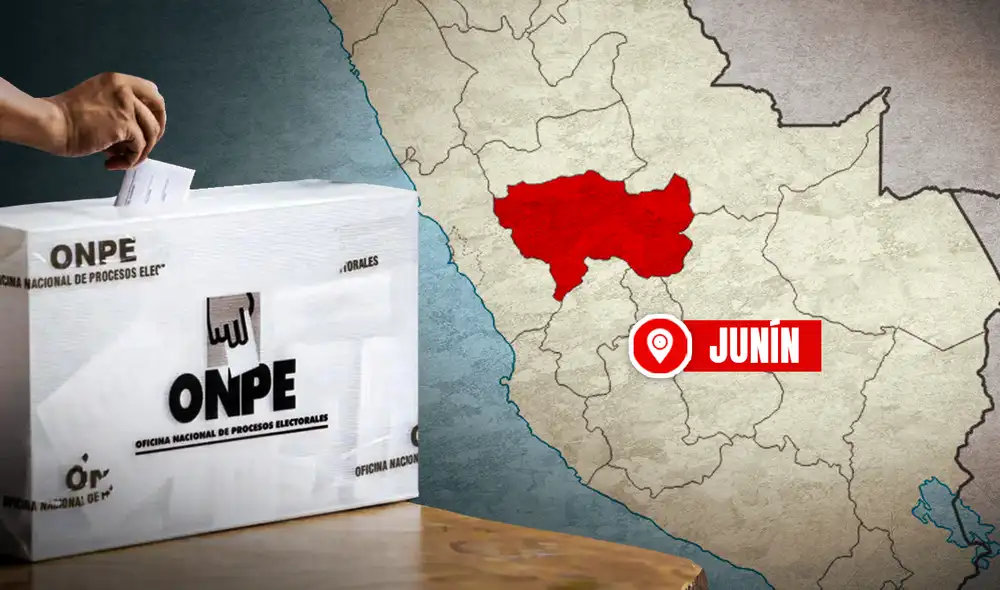 Resultados Elecciones Generales 2026 en Junín: Avance del conteo oficial de la ONPE.