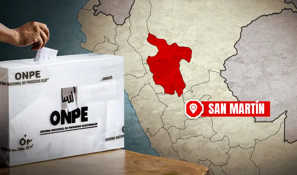Resultados Elecciones Generales 2026 en San Martín: Avance oficial de la ONPE revela tendencia clara en San Martín. | Foto: La República