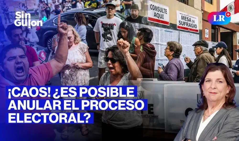 La conductora de Sin Guion comentó sobre el desarrollo de las Elecciones Generales 2026. Foto: Composición/LR