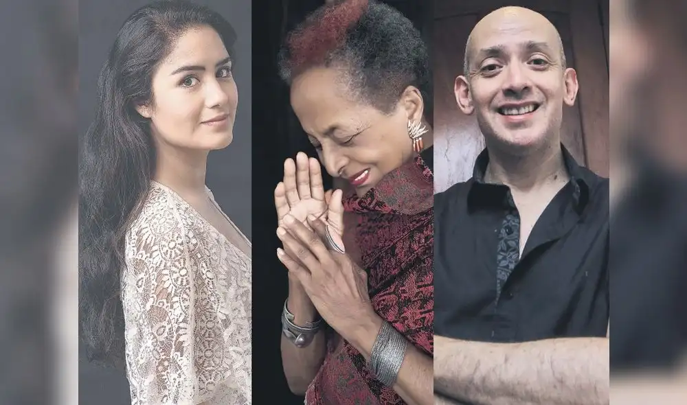 Mayella Lloclla, Susana Baca y Christian Ysla.