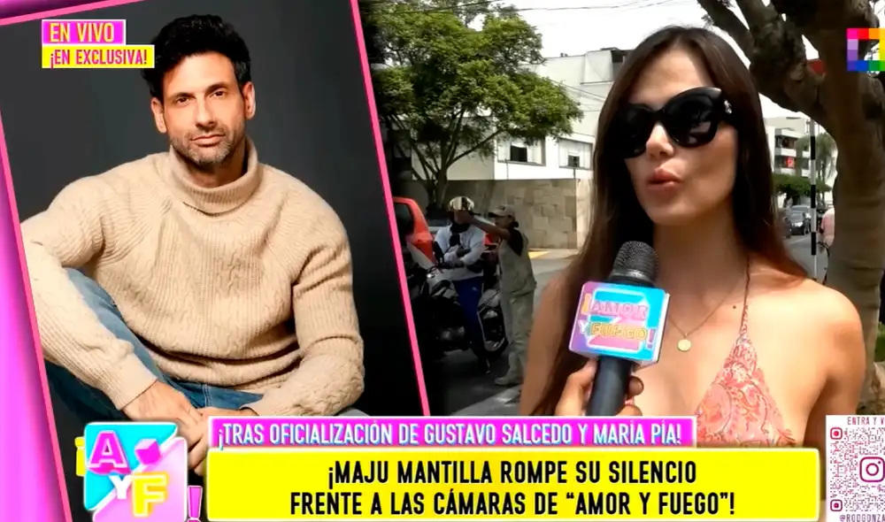 En sus declaraciones, Maju Mantilla niega haber tenido una relación amorosa con el actor colombiano y pide que no lo relacionen con ella. Foto: Willax. En sus declaraciones, Maju Mantilla niega haber tenido una relación amorosa con el actor colombiano y pide que no lo relacionen con ella. Foto: Willax.