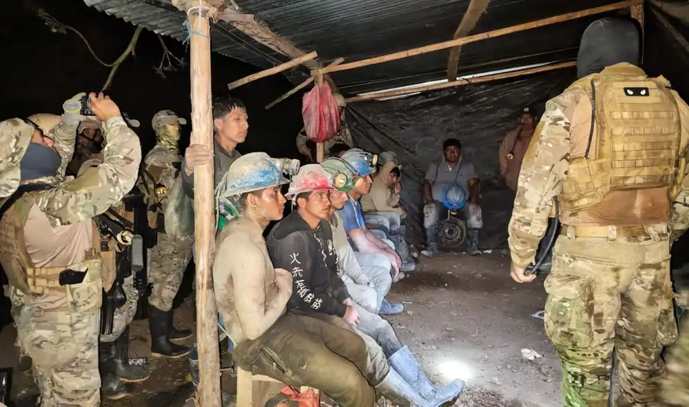 Enfrentamiento armado en mina de La Libertad