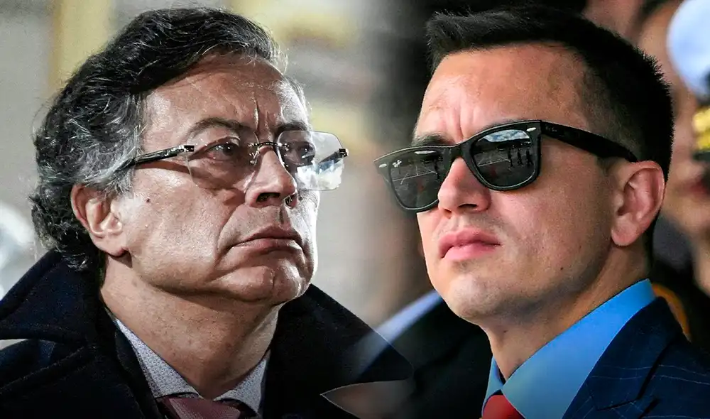 El presidente de Colombia, Gustavo Petro, acusó a su homólogo ecuatoriano, Daniel Noboa, de “entregar la frontera a la mafia”.