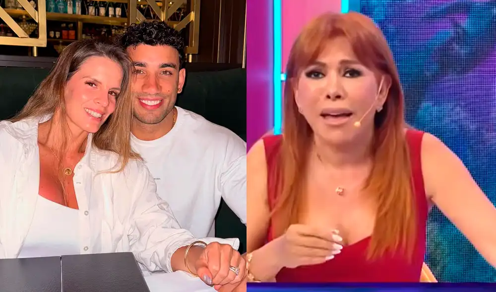 Magaly Medina criticó la decisión de Alejandra Baigorria al llevar a Palao, sugiriendo que fue una forma de premiarlo tras su reciente comportamiento. Foto: Instagram/ATV Magaly Medina criticó la decisión de Alejandra Baigorria al llevar a Palao, sugiriendo que fue una forma de premiarlo tras su reciente comportamiento. Foto: Instagram/ATV