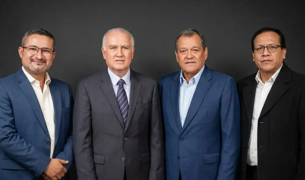 Atencio, López-Chau, Nieto y Sánchez hicieron un llamado a respetar la voluntad popular. Foto: Gemini IA