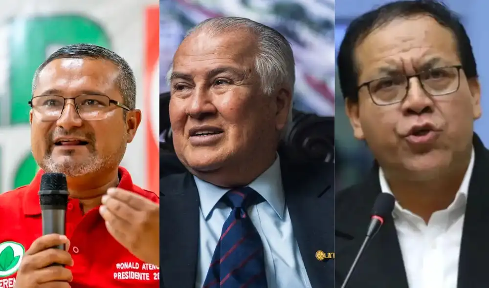 Atencio, López Chau y Sánchez llamaron a respetar el voto | Composición: LR.