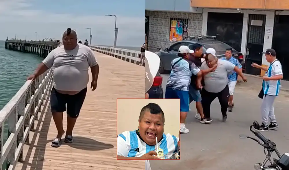 'Mayimbú' es uno de los cómicos ambulantes más virales en Perú. Foto: Composición LR/Facebook.