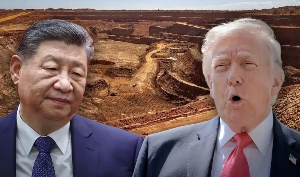 La disputa entre Estados Unidos y China por minerales críticos se intensifica con la nueva política de Brasil. Foto: composición LR/AFP