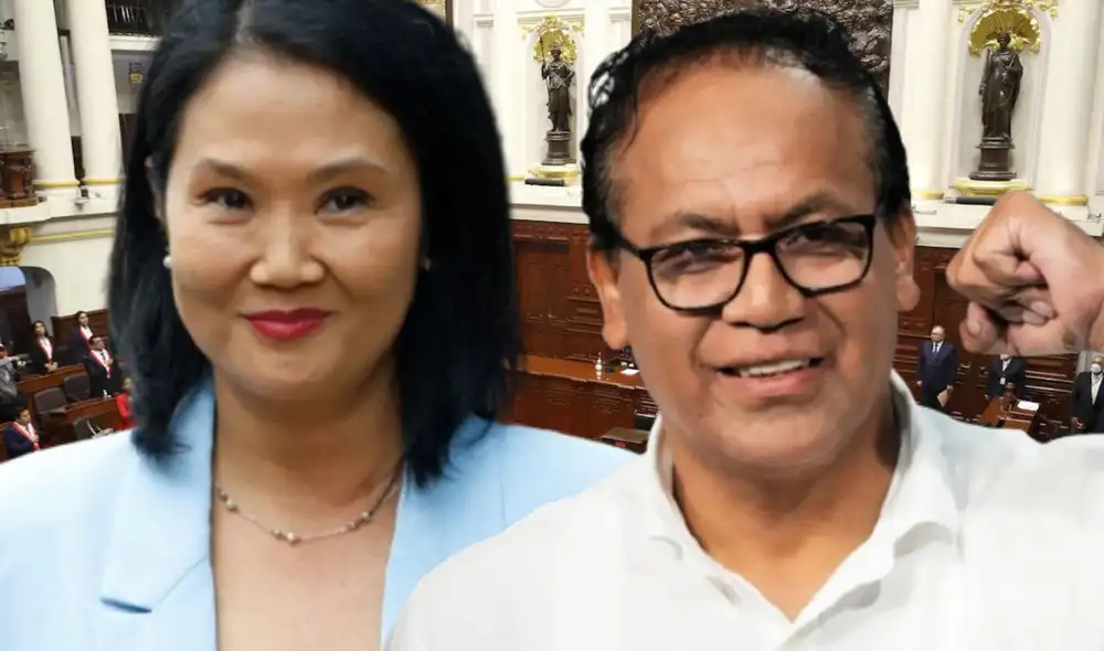 Keiko Fujimori y Roberto Sánchez se disputan curules en el Senado | Composición: LR.