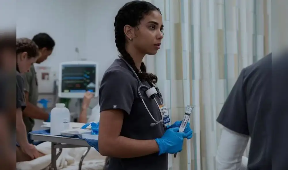 Hollard en una escena de la serie.