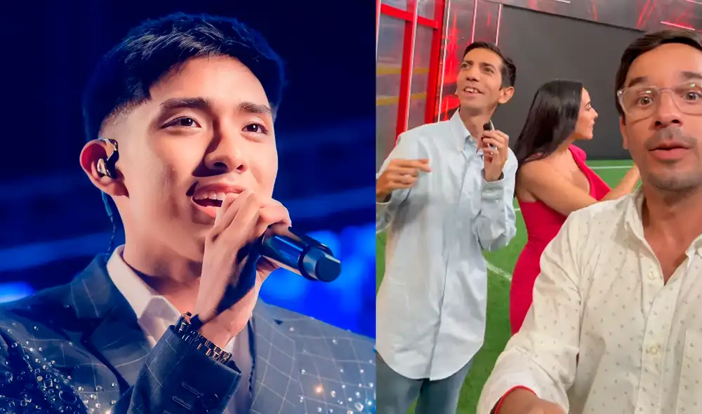 'Senderito' anunció concierto por su cumpleaños en 'Desvelados'. Fotos: Facebook/La Bella Luz/América TV