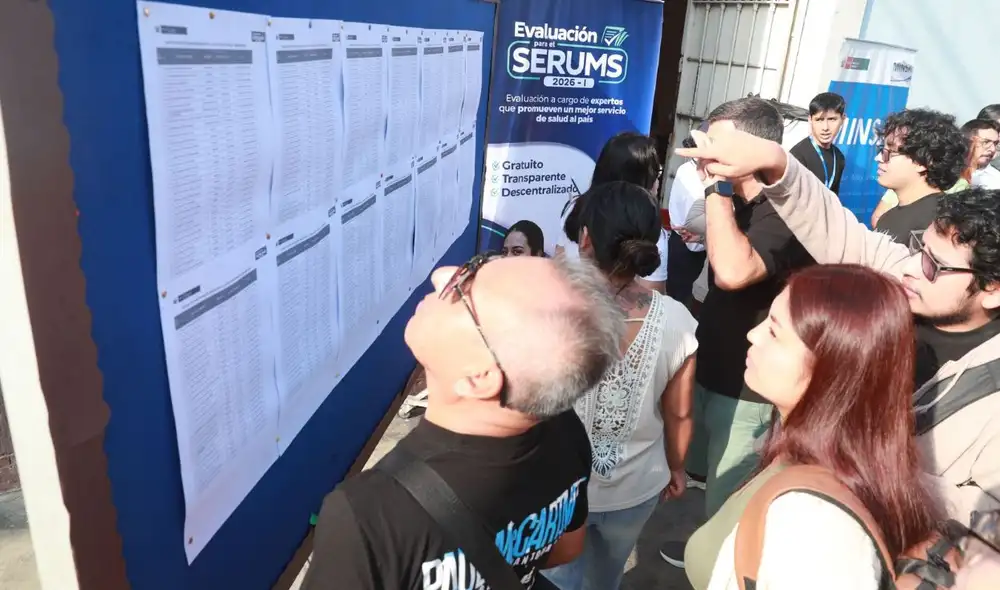 Cerca de 40.000 profesionales de la salud se preparan para rendir el examen del Servicio Rural y Urbano Marginal de Salud (Serums) 2026-I, clave para acceder al sector público.