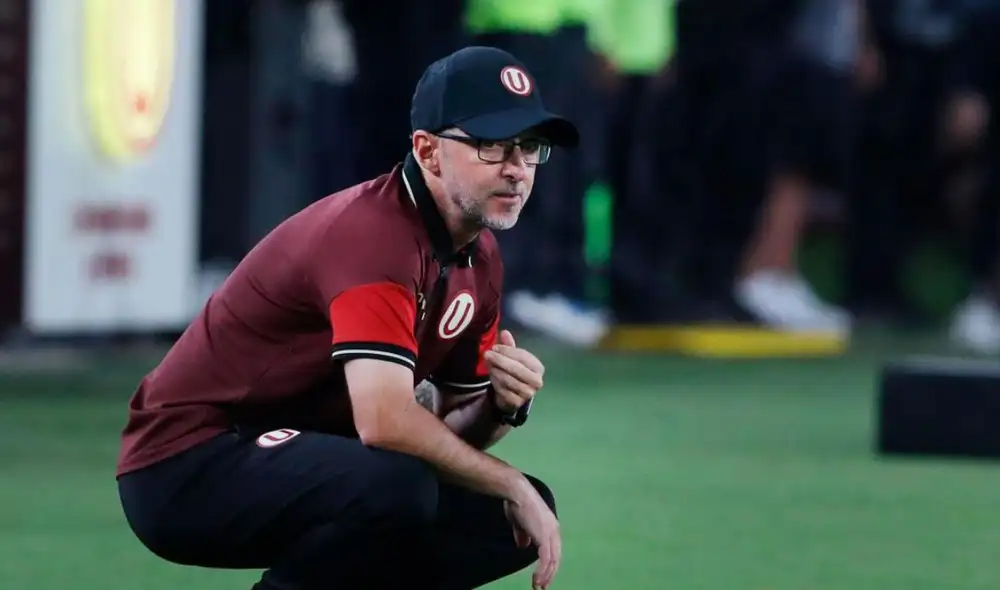 Javier Rabanal no seguirá siendo entrenador de Universitario. Foto Liga 1
