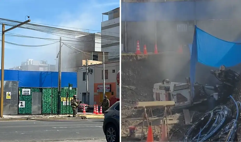 Hecho ocurre en medio de una obra en construcción en Surquillo.