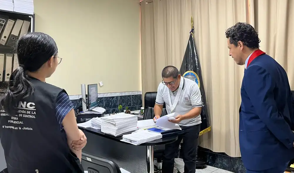El objetivo de la visita fue verificar el estado de los expedientes pendientes en calificación y sentenciados. Fuente: Difusión.