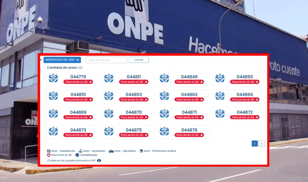 Más de 20 mesas en Lima registran actas siniestradas o extraviadas, según la ONPE