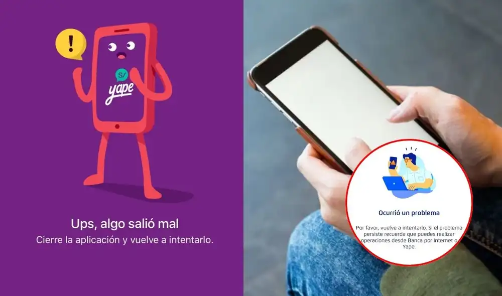 Problemas en Yape y BCP