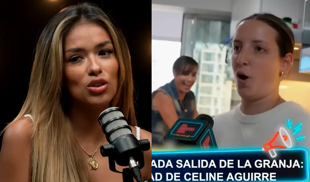 Dara González, hija de Miki González, no dudó en defender a su madre, Celine Aguirre. Fotos: captura/Youtube