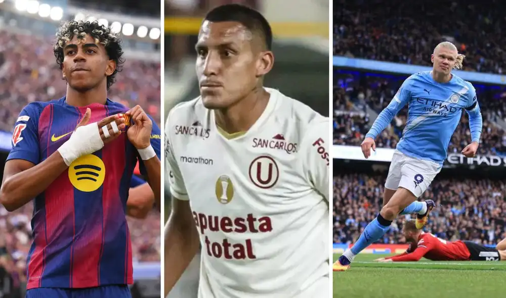 Barcelona, Universitario y Manchester City juegan este miércoles 22 de abril en sus respectivas ligas. Foto: LaLiga/Liga1/Premier League/composición LR