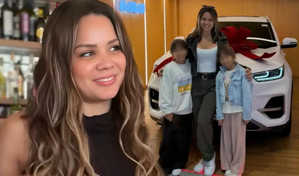 Andrea San Martín se compra una camioneta y lo celebra con sus hijas. Foto: composición LR/difusión. Foto: composición LR/Instagram