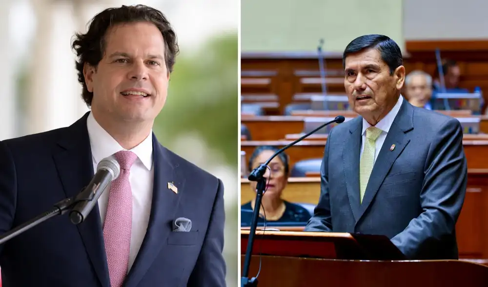 Embajador se reunió esta mañana con el premier en la sede de la PCM. Foto: composición LR