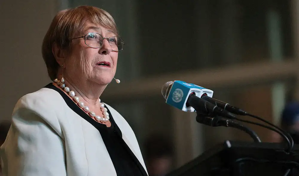 Bachelet precisó que la organización sigue siendo el principal espacio de encuentro supranacional. Foto: AFP.