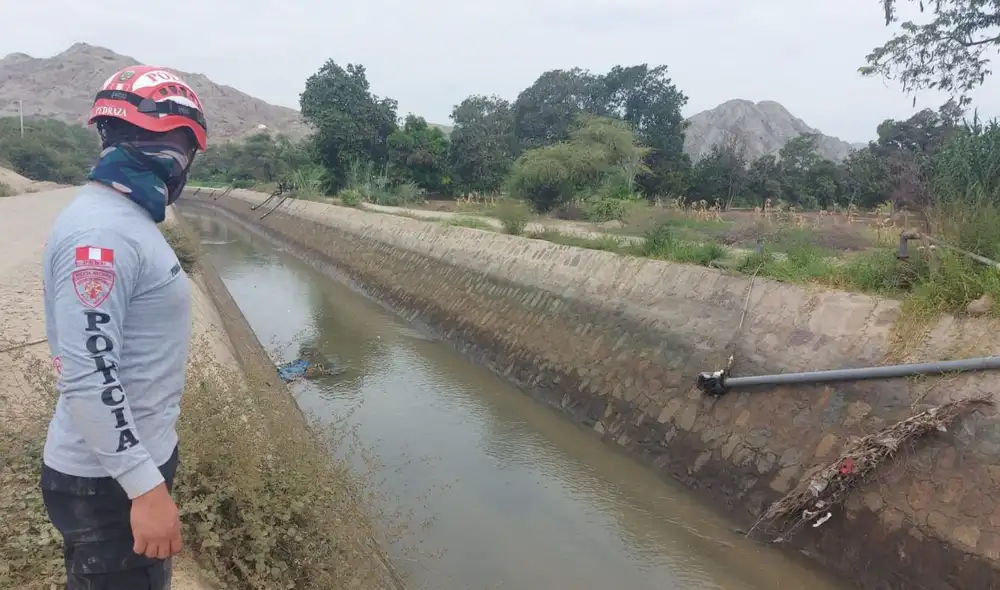 Dos presuntos ladrones fueron lanzados a un canal de regadío en Chiclayo tras ser sorprendidos robando en una chacra. Uno sobrevivió y denunció el hecho a la Policía.