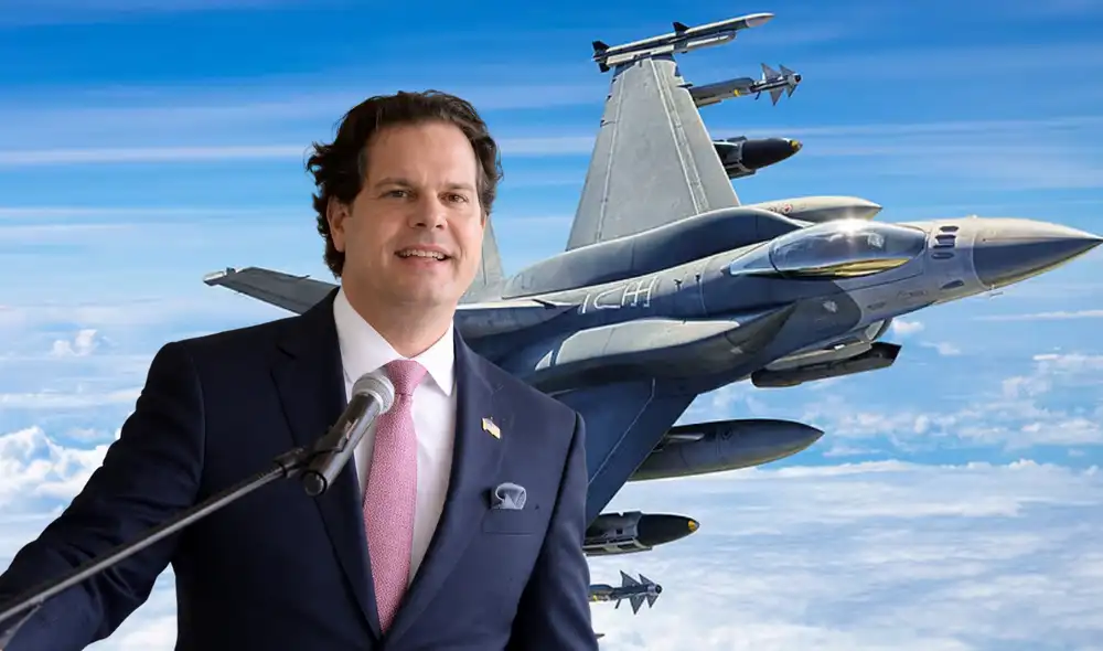 Bernie Navarro se pronunció luego de los cuestionamientos por la compra de los aviones F-16. Foto: Composición/LR