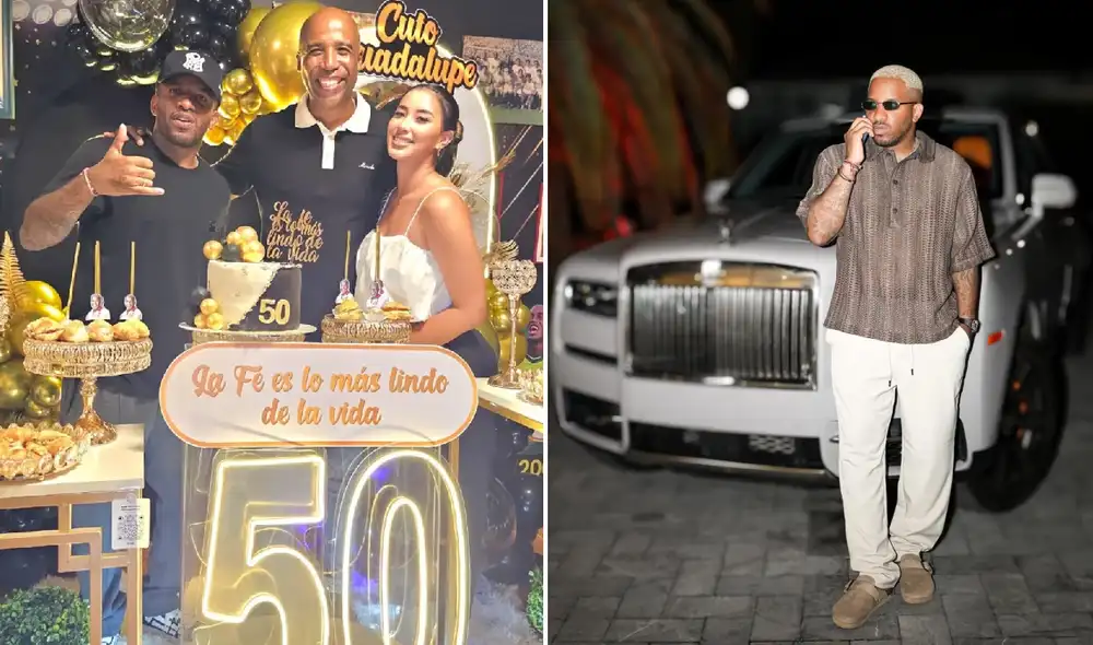 'Cuto' Guadalupe se emociona al revelar el regalo de Farfán. Foto: composición LR/Instagram