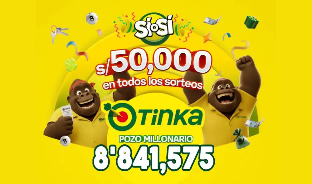 Tinka: sorteo del miércoles 22 de abril.