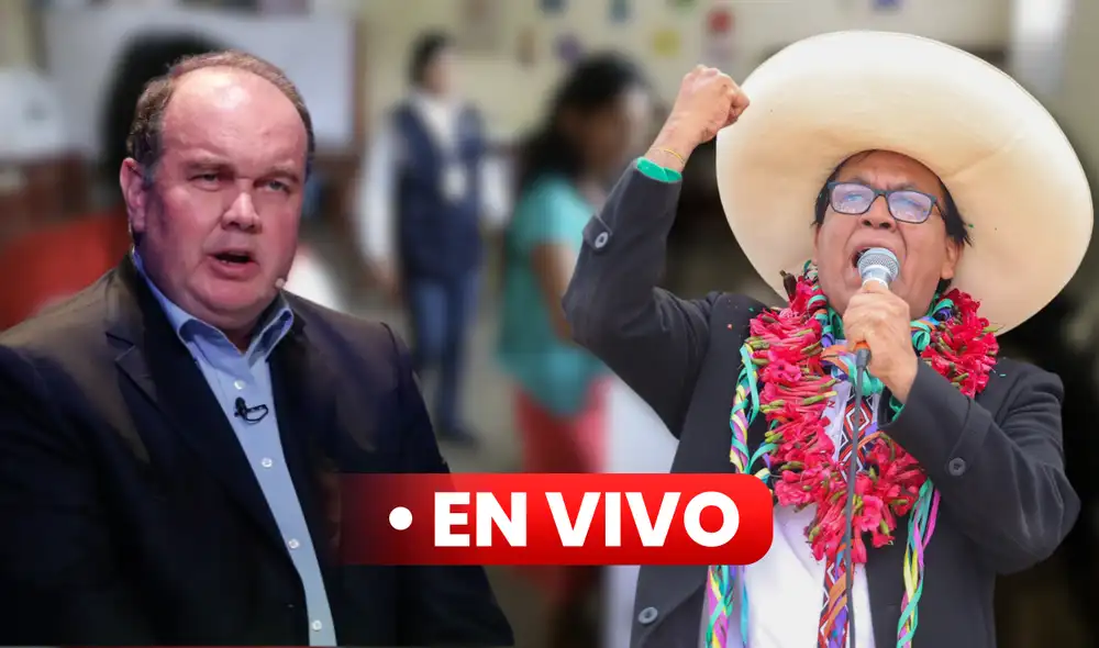 Roberto Sánchez supera por 20 mil votos a Rafael López Aliaga. Foto: composición LR