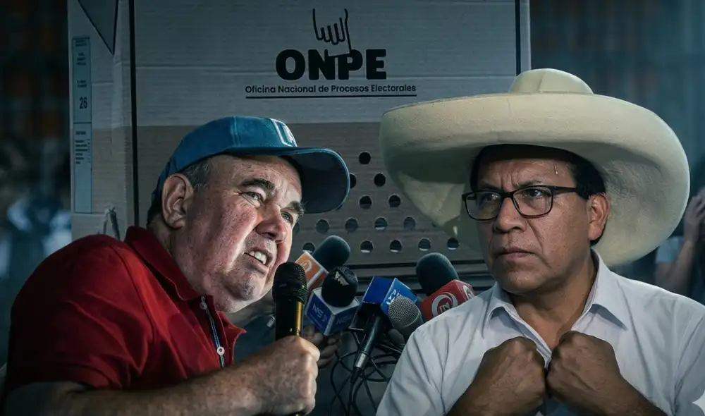 Conteo de la ONPE entró a su etapa final en la elección presidencial. Foto: Composición/LR