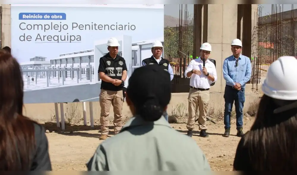 Reinician construcción del penal de Arequipa tras 5 años paralizada.