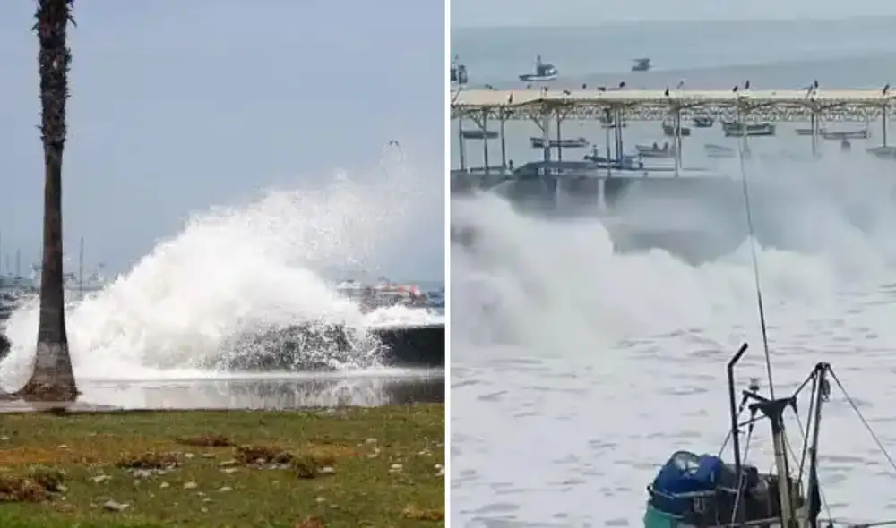 Oleaje anómalo en el litoral peruano genera olas de mayor altura y restricciones en actividades marítimas.