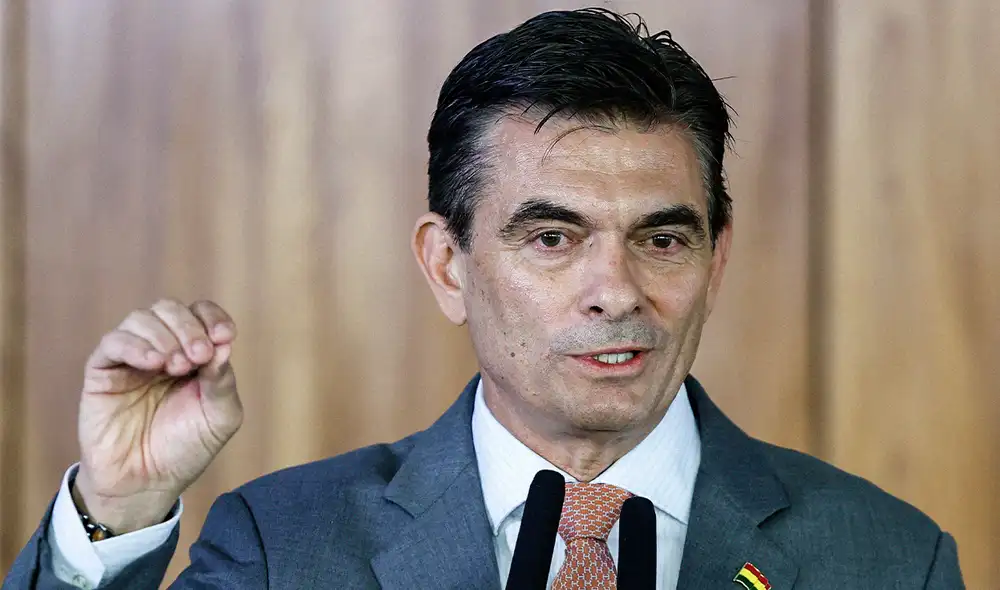 Paz también hizo un fuerte llamado a combatir la burocracia dentro de la administración. Foto: AFP.