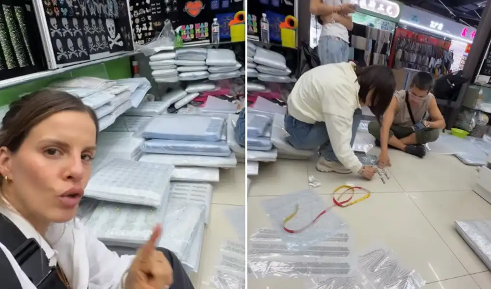 Alejandra Baigorria hace negocios en China. Foto: composición LR/Instagram