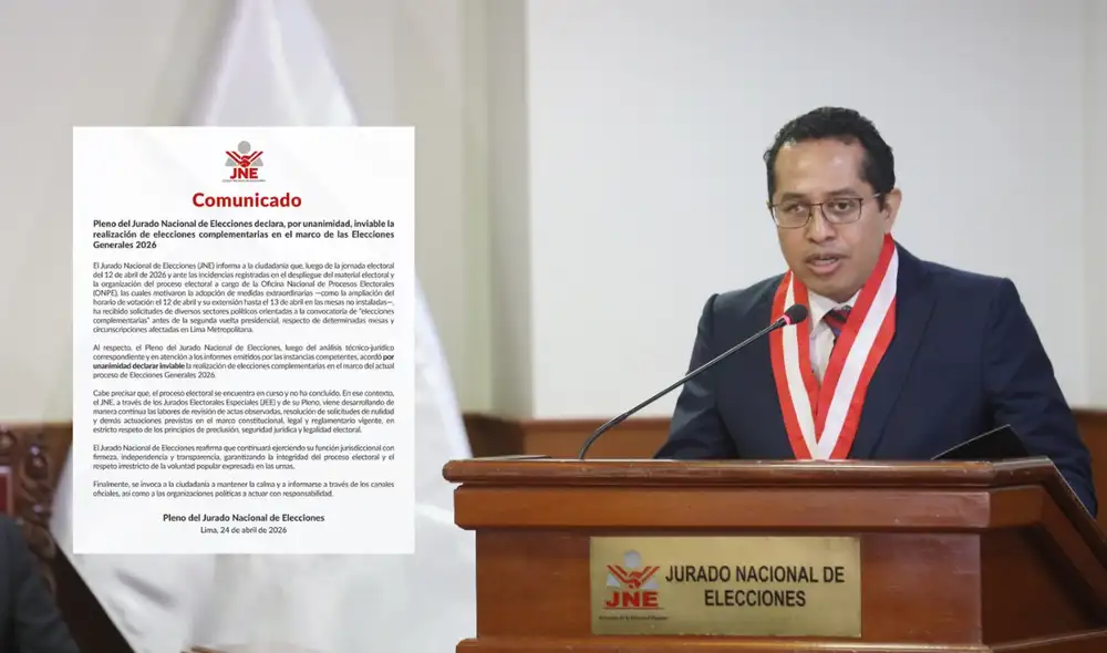 Pleno del JNE declara inviable la realización de elecciones complementarias. Foto: composición LR