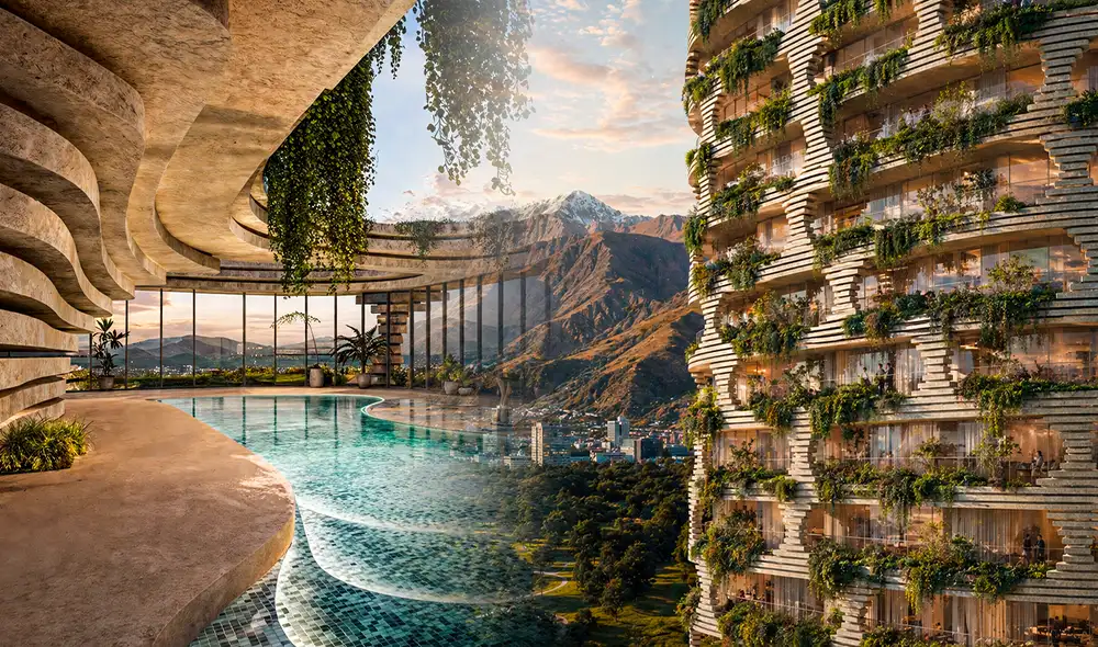 Esta obra arquitectónica forja un nexo profundo entre la estética de Japón y las costumbres del país sudamericano mediante el empleo de recursos naturales.