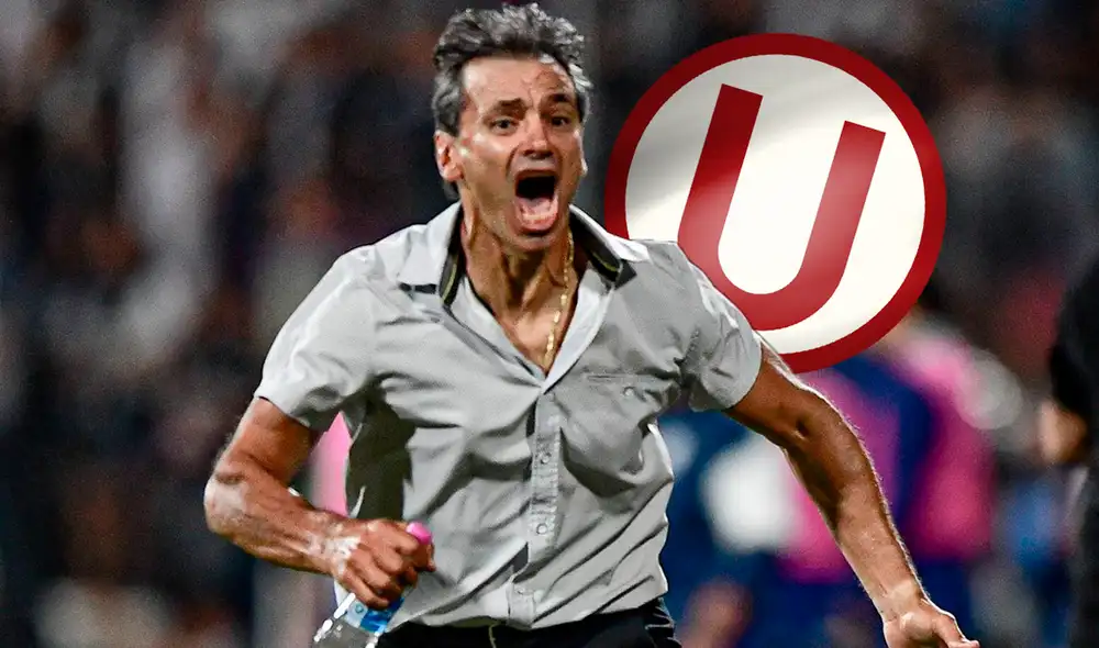 Fabián Bustos solo dirigió a Universitario en el fútbol peruano. Foto: composición LR/Liga 1/Universitario