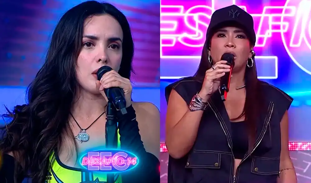 Rosángela Espinoza comparó a Katia con Johanna San Miguel, reconociendo su trayectoria y liderazgo. Foto: captura/América TV