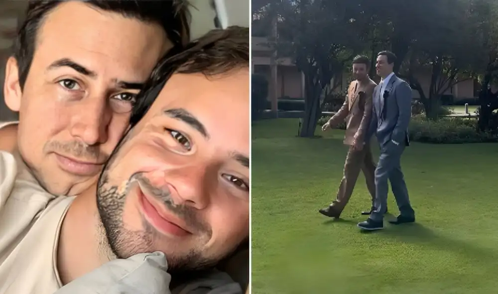 Los artistas Bruno Ascenzo y Adrián Bello se casaron tras 13 años de pareja.