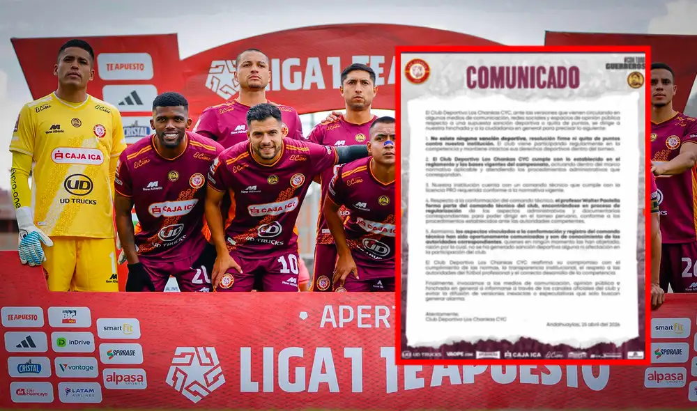 Los Chankas es el único equipo invicto del Torneo Apertura de la Liga 1. Foto: composición LR/Los Chankas