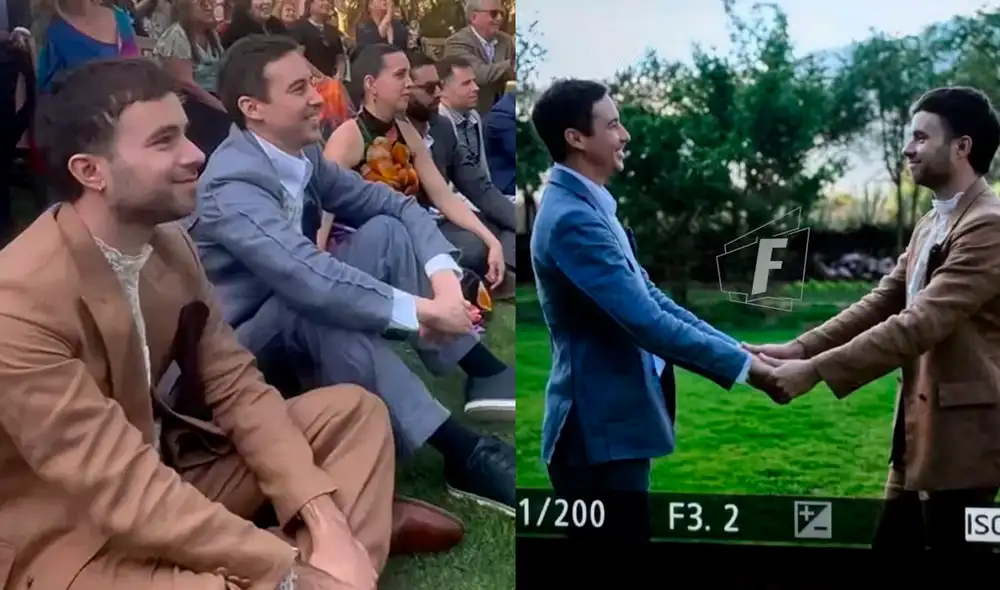 Tras 10 años de relación, Bruno Ascenzo consumó su amor con Adrián Bello. Foto: Composición LR/Captura/Instagram