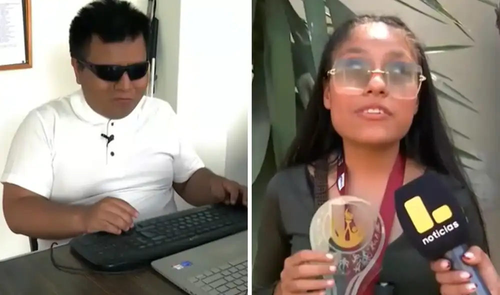 La pérdida de visión no impidió que sigan luchando por sus sueños.