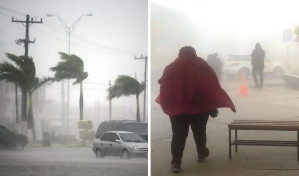Fuertes vientos en la costa peruana