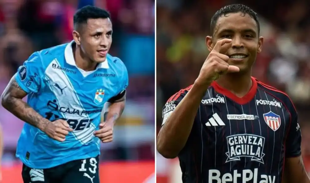 Sporting Cristal y Junior se verán las caras en la Copa Libertadores. Foto: Liga Dimayor/Copa Libertadores/composición LR