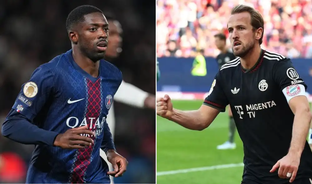 Ousmane Dembélé y Harry Kane estarán presentes en este duelo por Champions League. Foto: Ligue 1/Bundesliga/composición LR